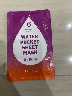 Laneige water pocket sheet mask