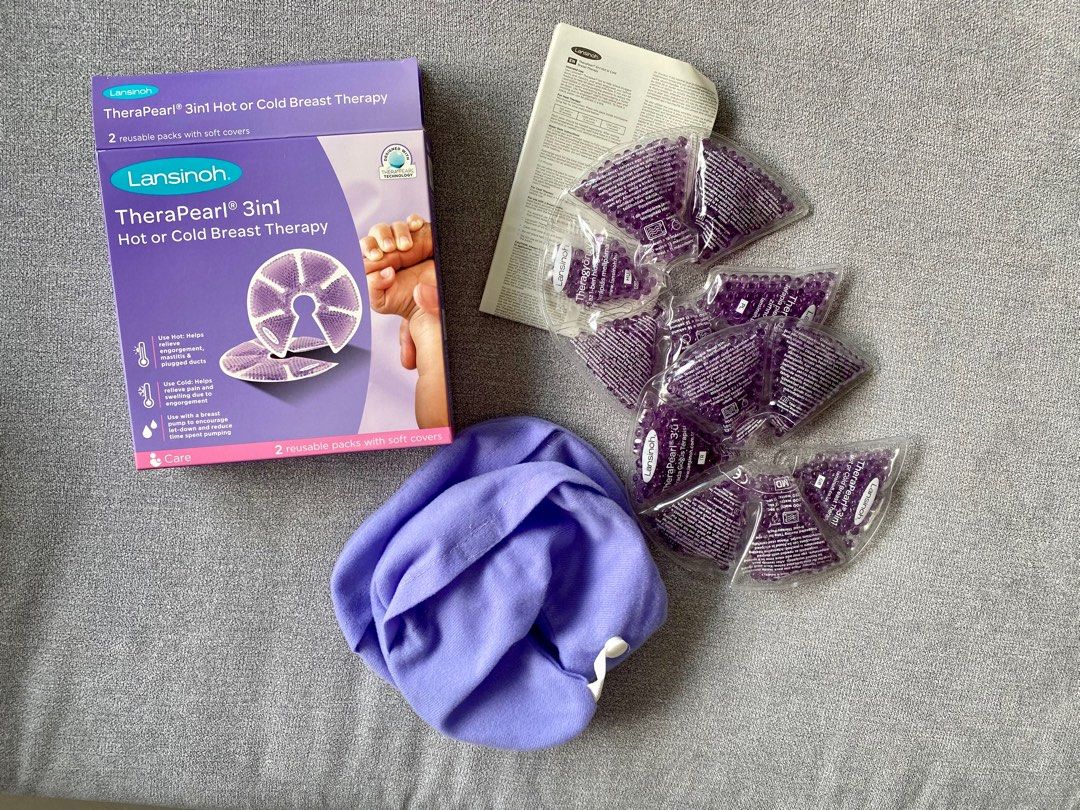 Lansinoh breast heating pad /cooling pad , Babies & Kids, Nursing