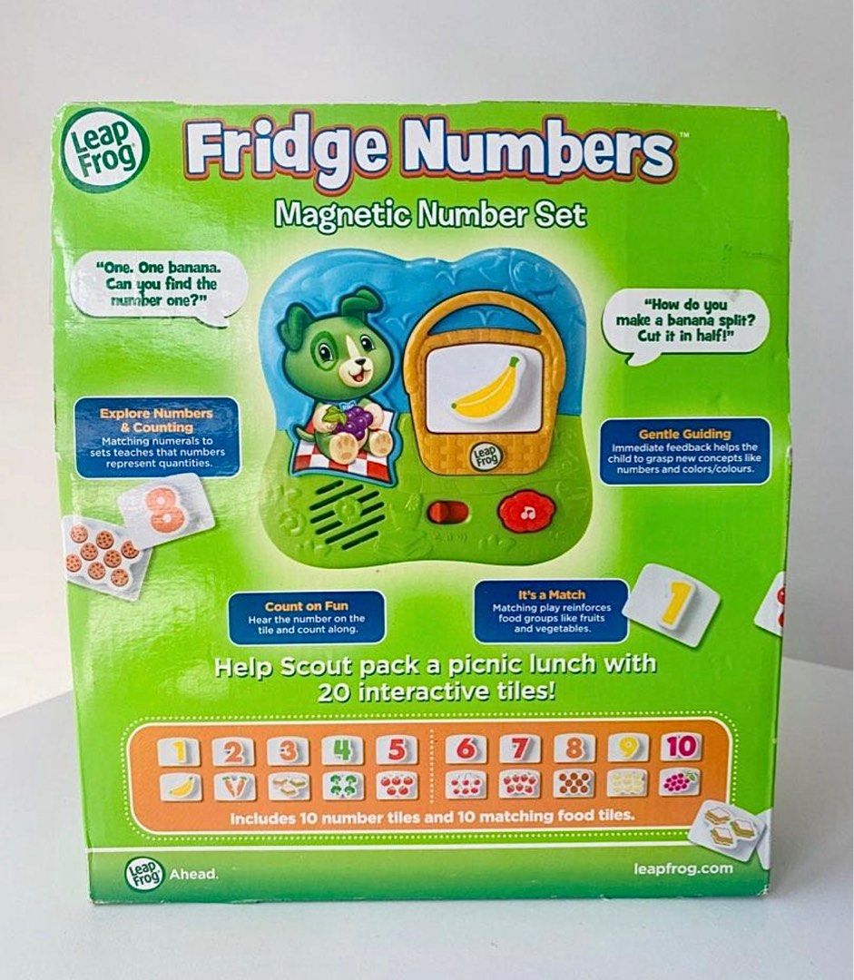 LeapFrog Fridge Numbers Magnetic Set BRAND NEW toy for 2 5 years