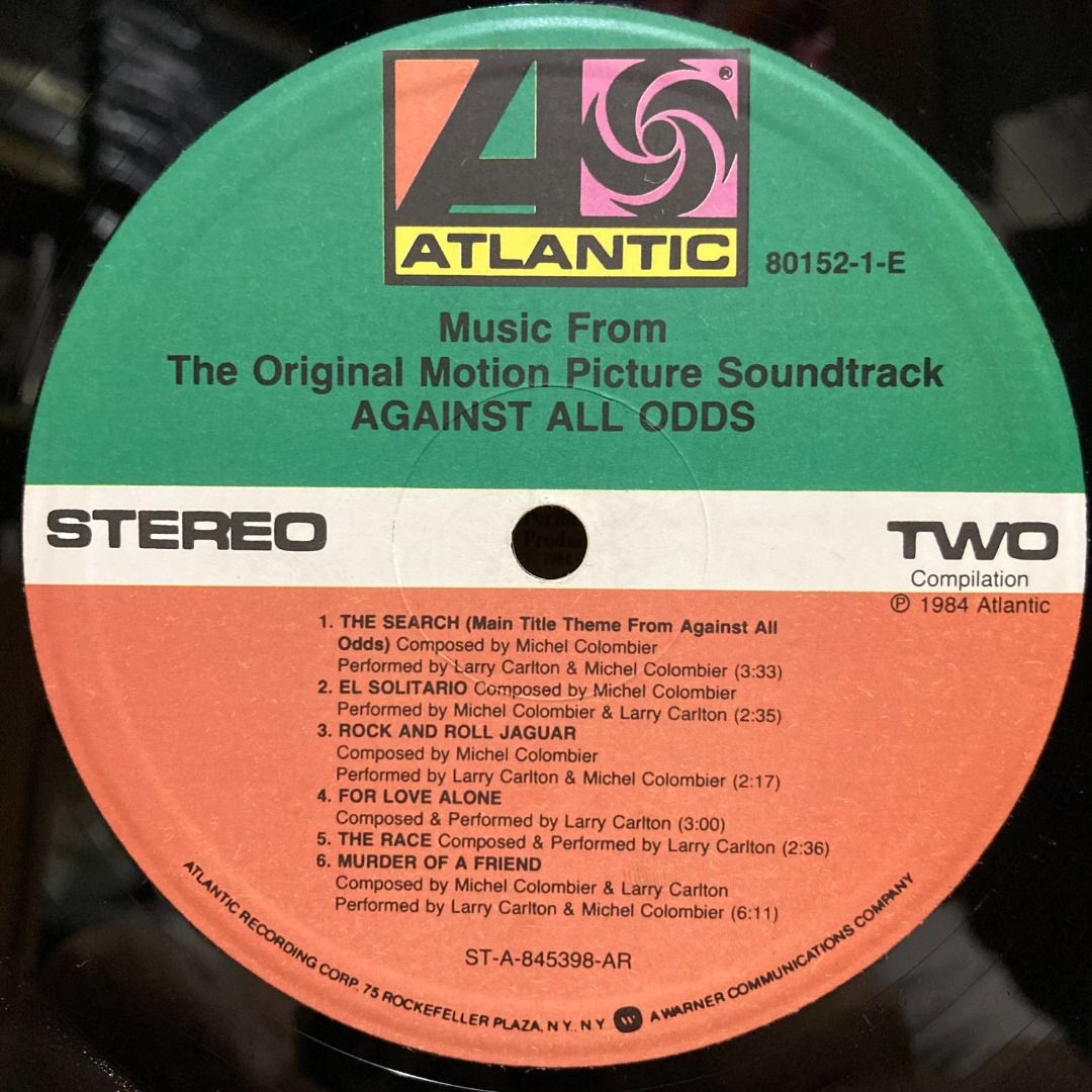 LP 黑膠唱片Against All Odds Phil Collins (Genesis) / Stevie Nicks