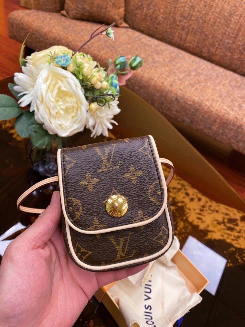 LV Authentic Unpacking Customized Lipstick Bag LV