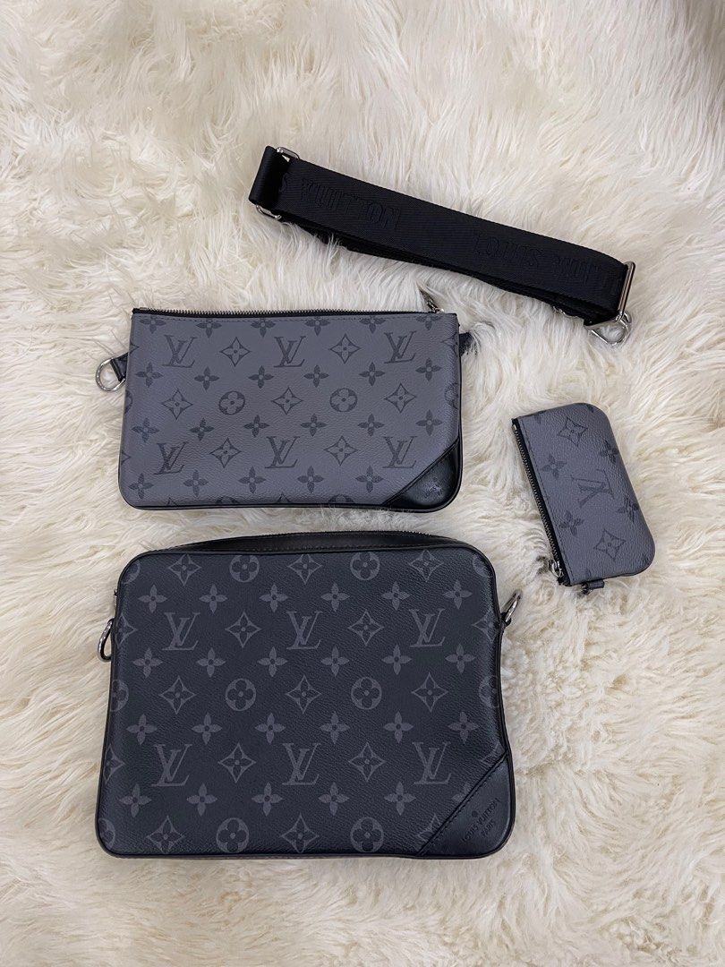 trio messenger lv bag