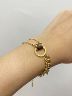 Lv unique bracelet titanium