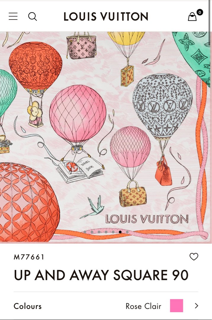 Louis Vuitton Up and Away Square 90