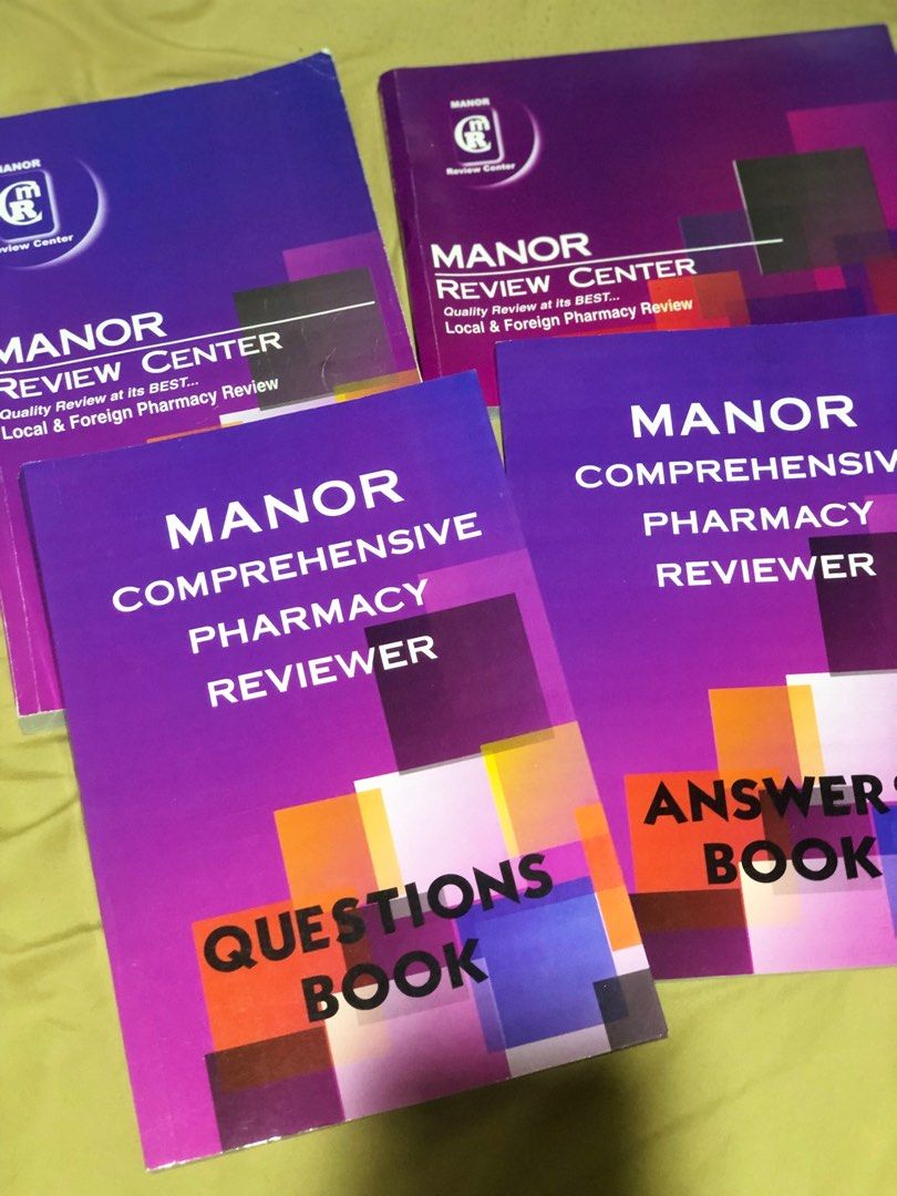 Manor Pharmacy Reviewer, Hobbies & Toys, Books & Magazines, Assessment
