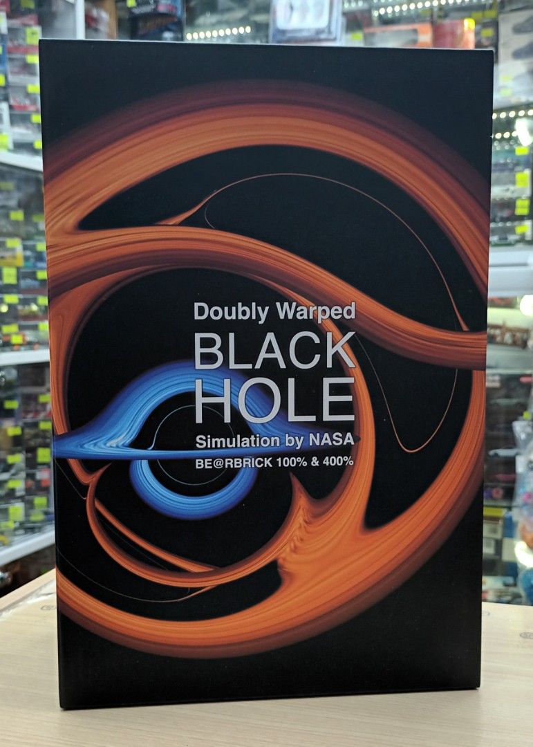 medicom bearbrick be@rbrick Doubly Warped Black Hole Simulation by