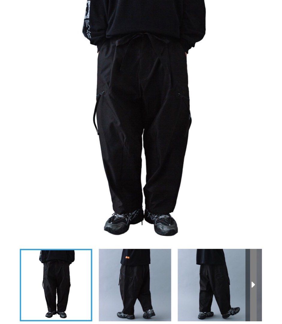 【商品名稱】：MELSIGN - Strap Zip Pocket Trouser