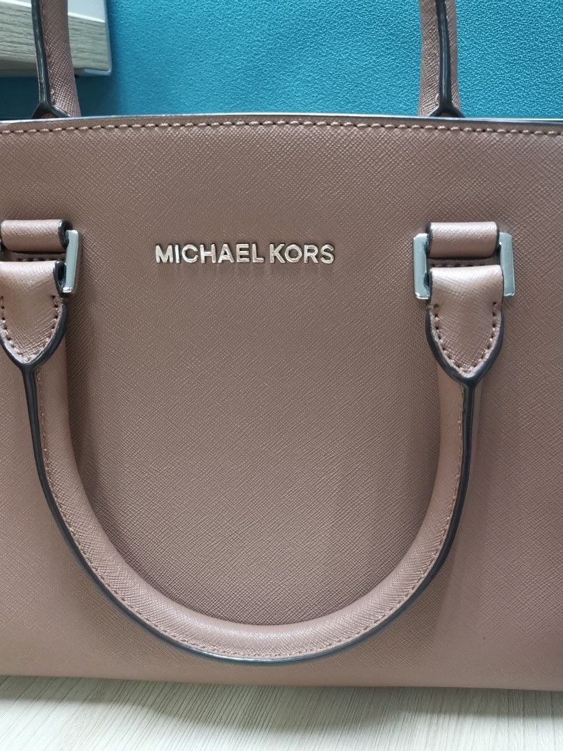 Michael Kors Selma medium bag in dusty rose pink