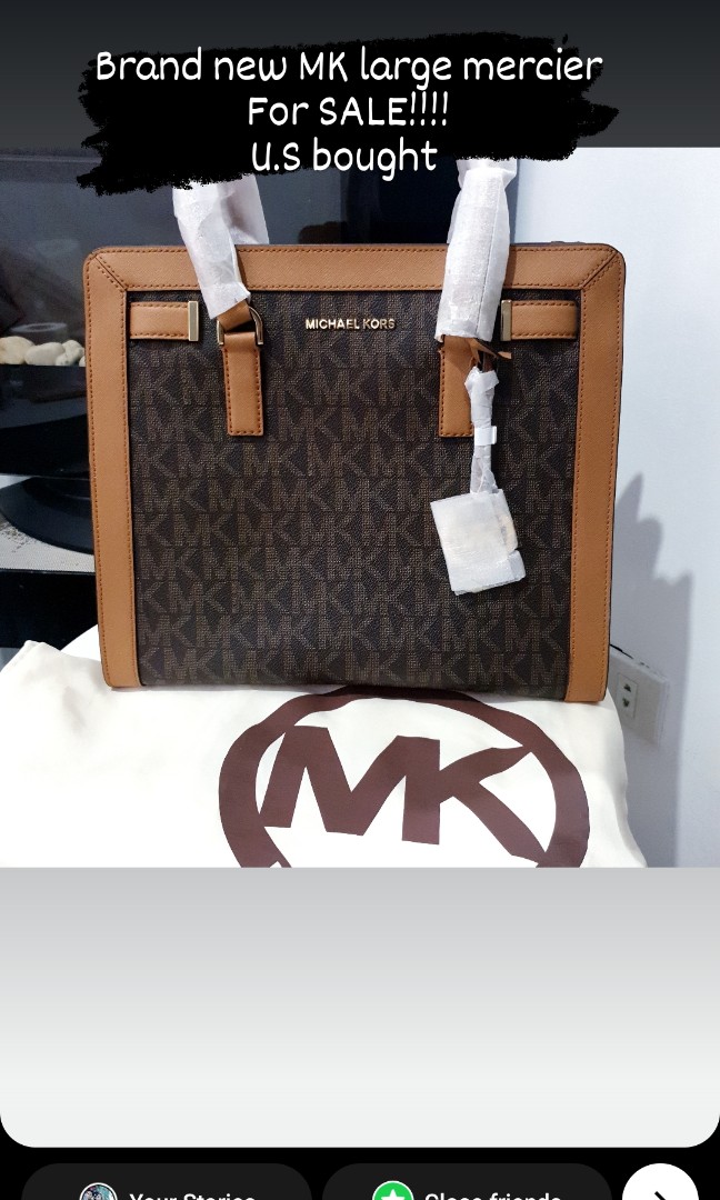 MK Mercier large handbag, US bought, Luxury, Bags & Wallets on Carousell