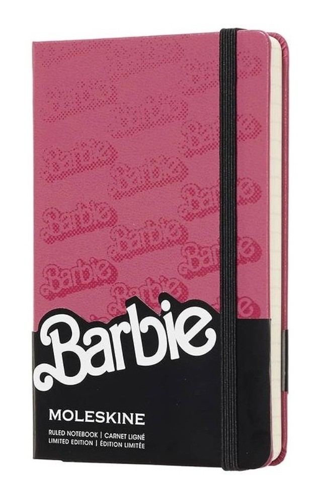 Note limit. Блокнот Moleskine Barbie 90x140, 96 листов 1028521. Записная книжка Молескин Limited Edition. Moleskine Barbie подарочный. Блокнот Барби.