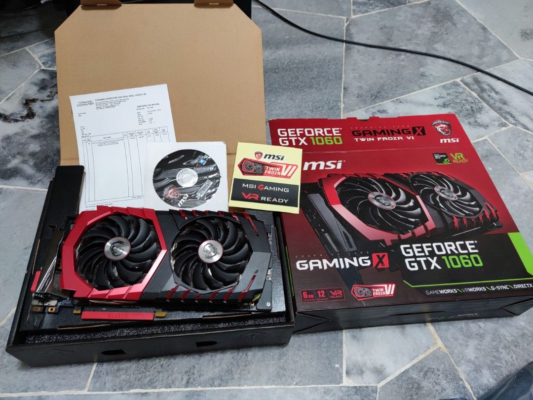 MSI Gtx1060 6gb gaming X Computers Tech Parts Accessories