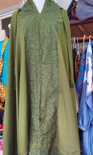 Mukena greeny katun bordir