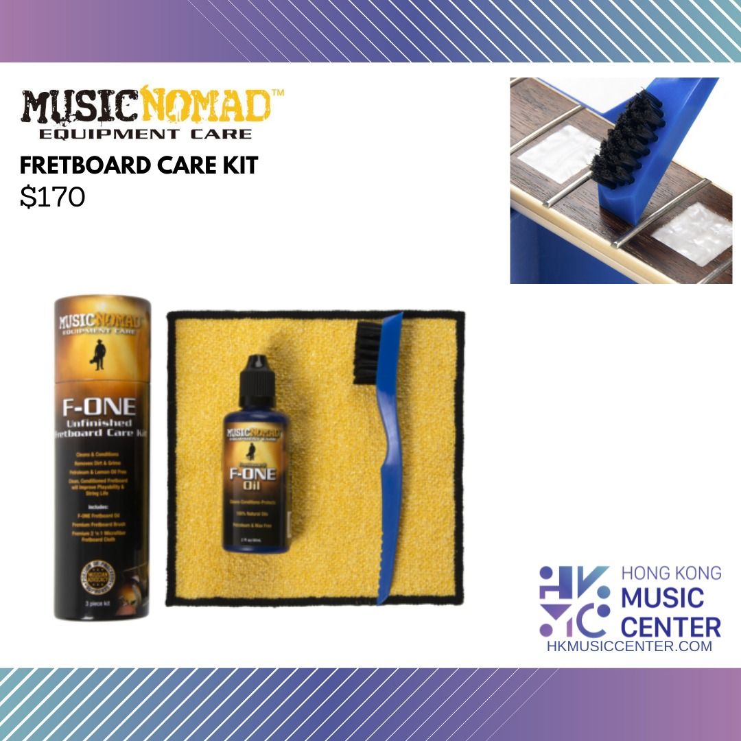 MusicNomad F-ONE Unfinished Fretboard Care Kit