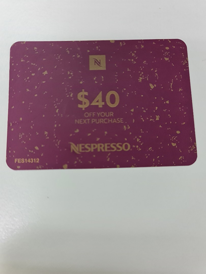 Nespresso Voucher, Tickets & Vouchers, Vouchers on Carousell