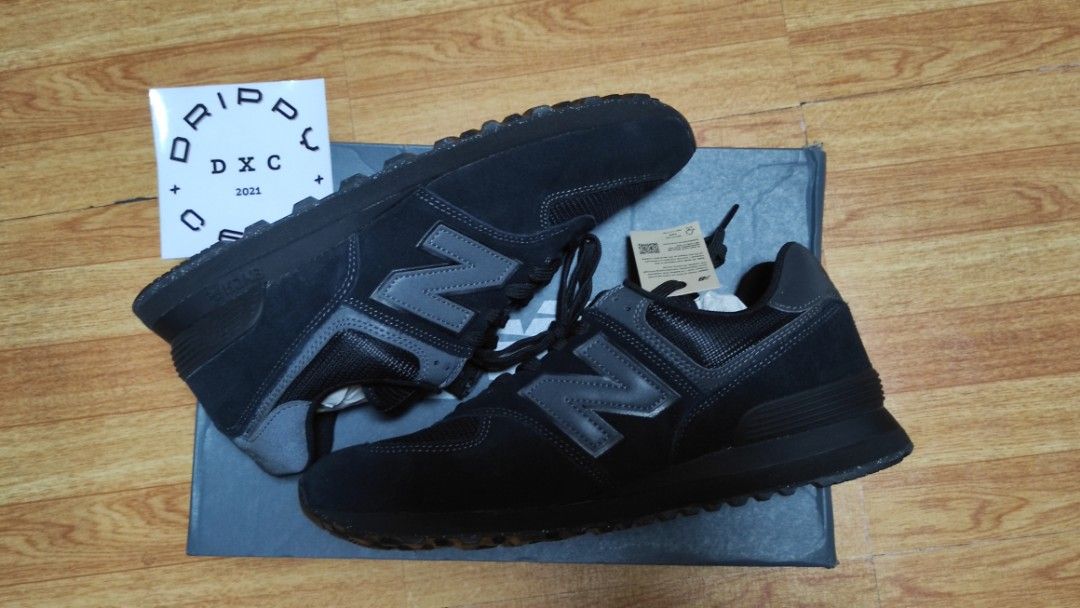 574 triple black cheap