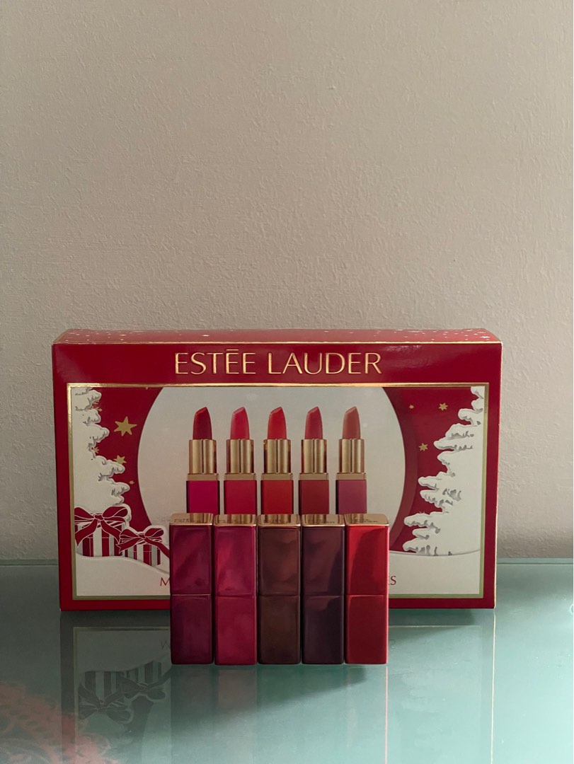 [New] Estee Lauder Mini Lipstick 10/pc, Beauty & Personal Care, Face, Makeup on Carousell