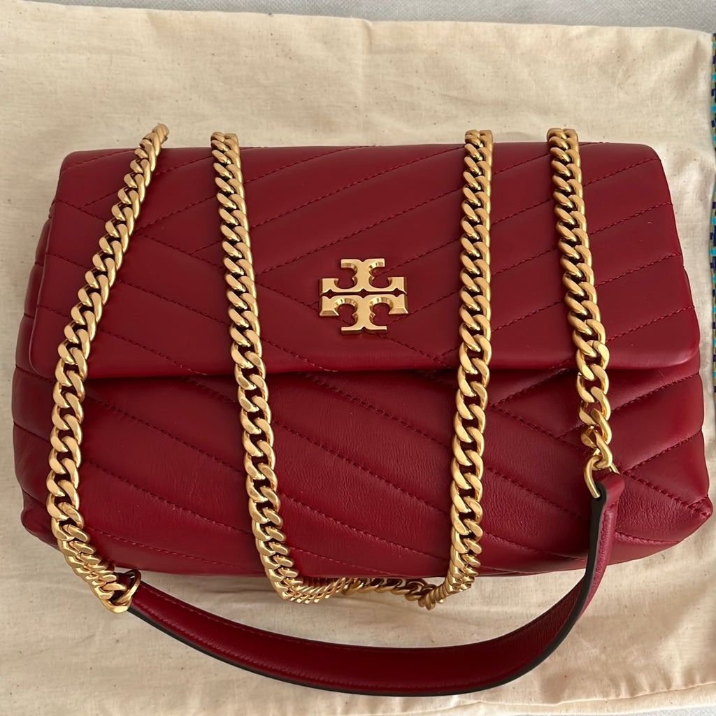 💖NEW💖Tory Burch+Kira皮包+ satchel/crossbody bag, Luxury, Bags & Wallets on  Carousell