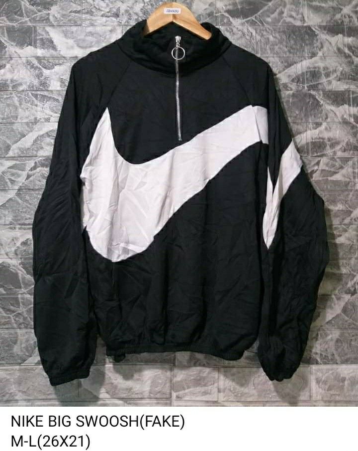 NIKE BIG SWOOSH, Men's Fashion, Coats, Jackets and Outerwear on Carousell