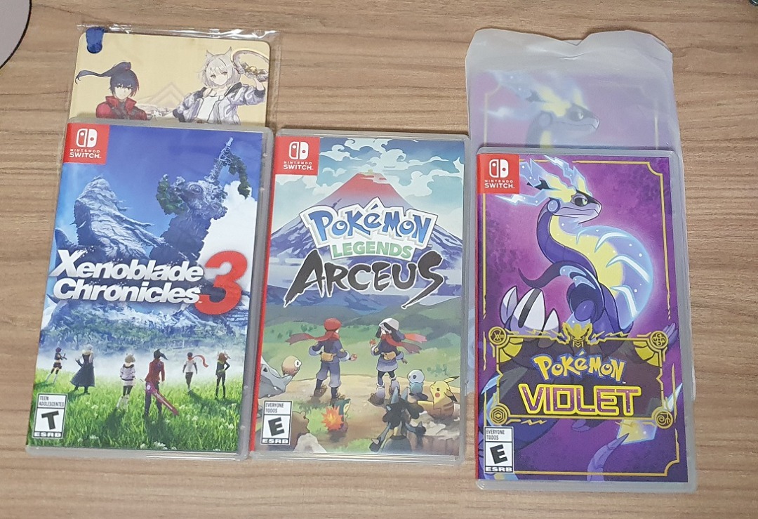 [Nintendo Switch] Pokemon Violet, Pokemon Legend of Arceus, Xenoblade