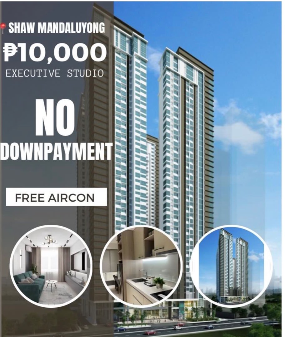 NO DOWNPAYMENT! 10K Mo. Studio Rent to Own Shaw Blvd Condo in