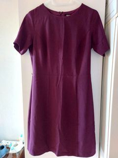 OASIS deep purple / aubergine dress