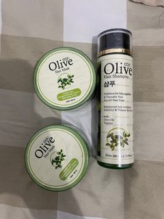 (SATUAN) Olive Shampoo and Hair Mask