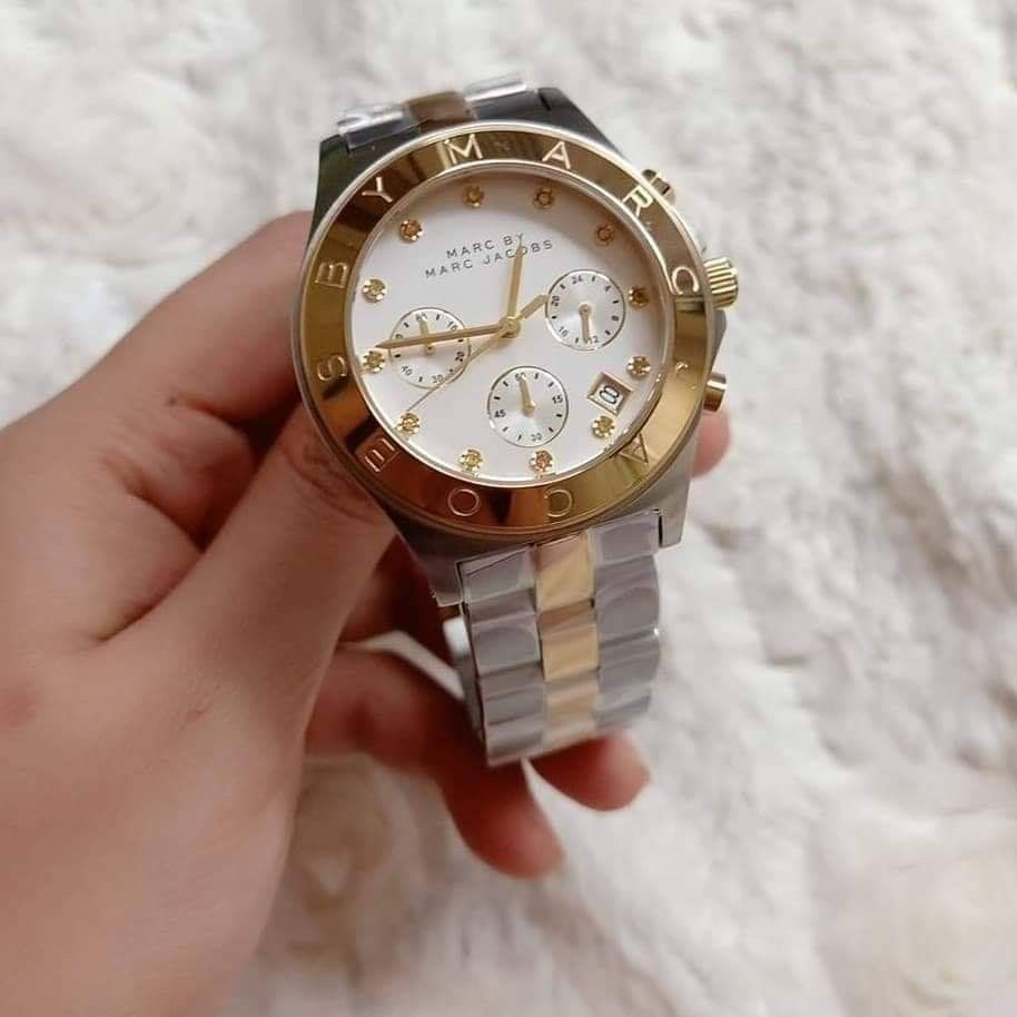 Original Marc Jacobs Blade Two Tone Watch for women