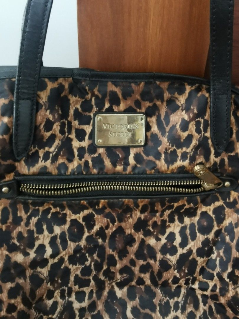 ORIGINAL Victoria Secret Leopard Print Bag Luxury Bags Wallets on Carousell