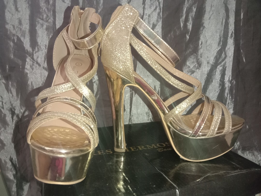 pageant heels, Women's Fashion, Footwear, Heels on Carousell