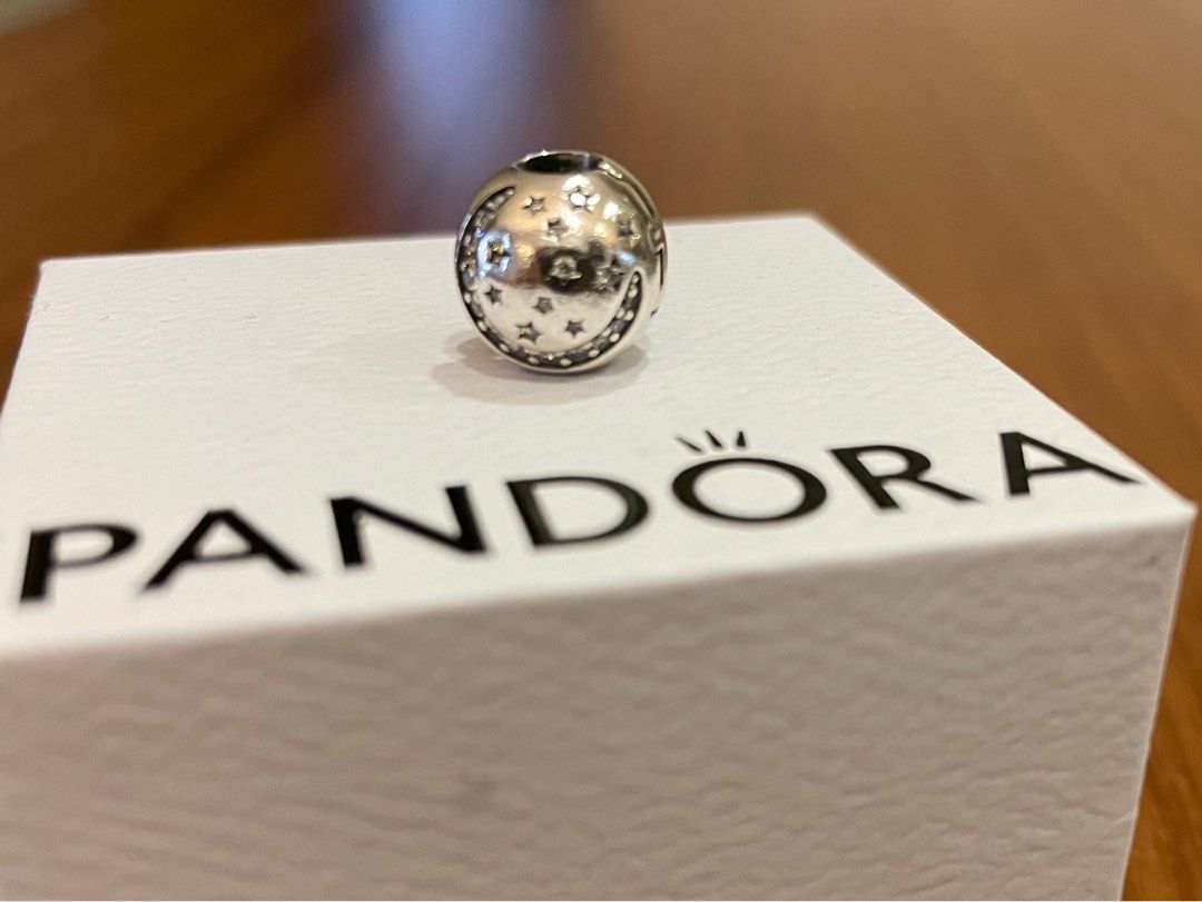 Pandora Star and Moon Clip Charm Women s Fashion Jewelry Organisers Charms on Carousell