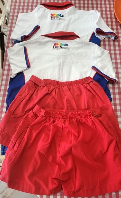 PCF Sparkletots uniform for Girls Set XL 4nos. total, Babies & Kids ...