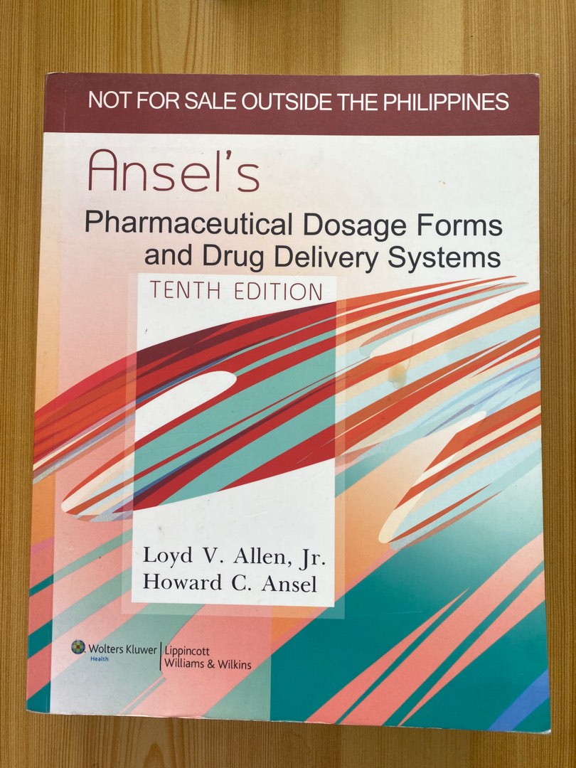 Pharmacy Book Ansel's Pharmaceutical Dosage Forms & Drug Delivery