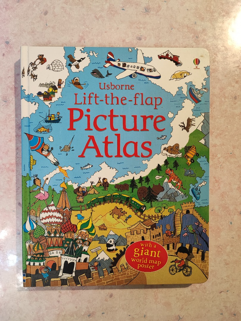 Picture Atlas 世界地圖 (立體書) Book for Children, 興趣及遊戲, 書本 & 文具, 小朋友書 ...