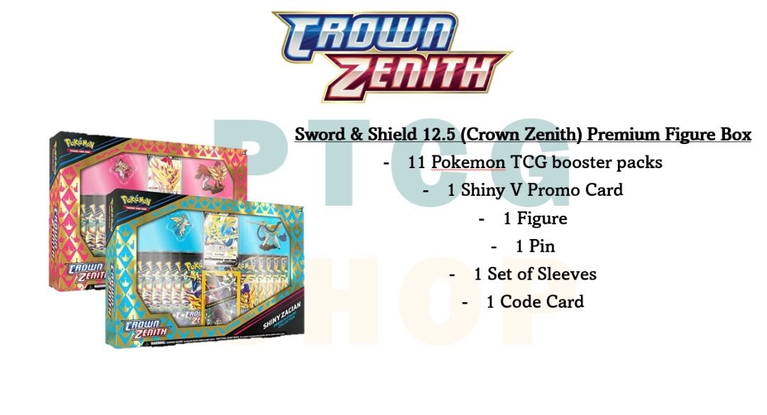 Pokémon TCG: Sword & Shield: Crown Zenith - Premium Figure Collection