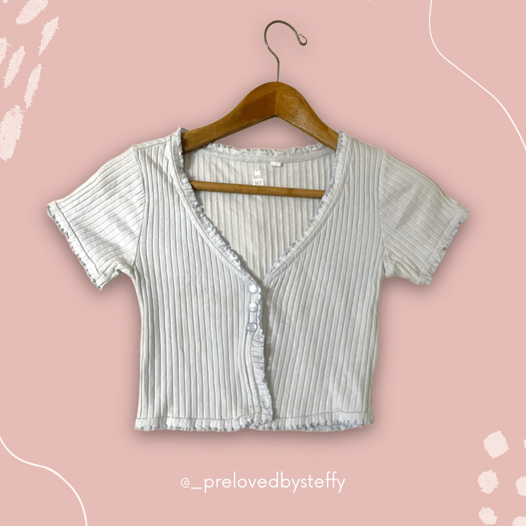 POWDER BLUE TOP, Women's Fashion, Tops, Others Tops on Carousell