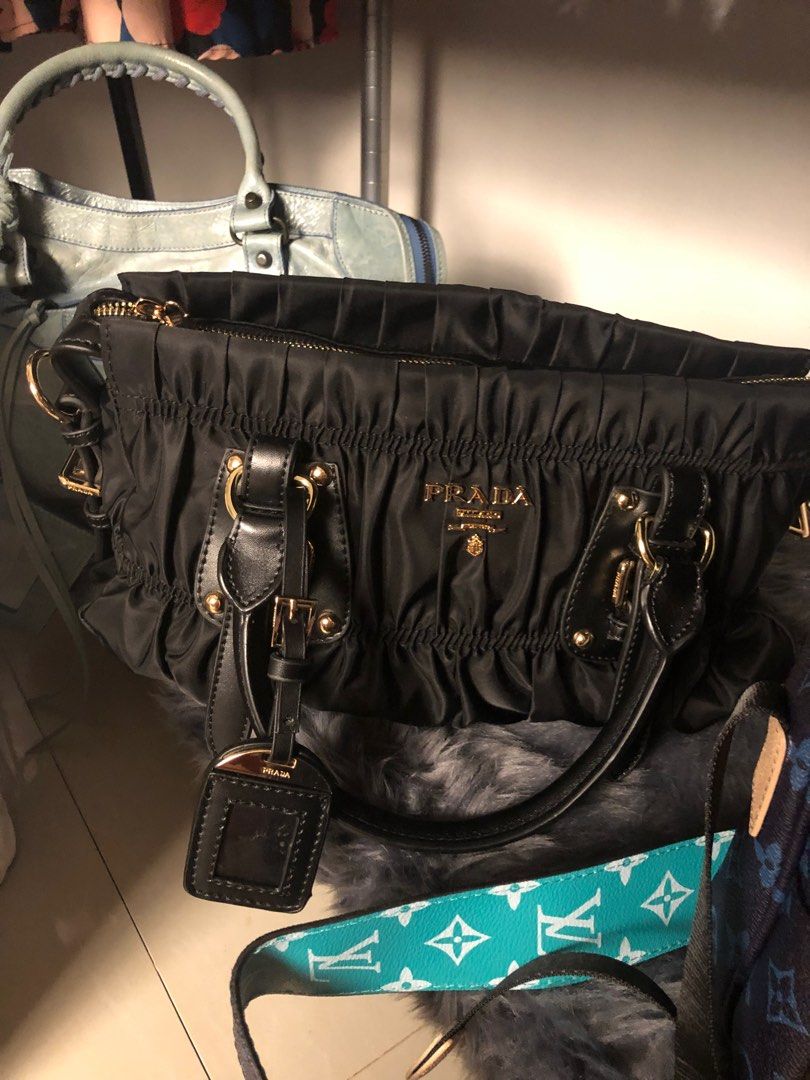 Prada inspired hotsell nylon bag