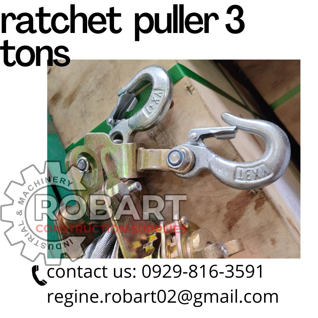ratchet puller \ 3 tons, Commercial & Industrial, Construction Tools
