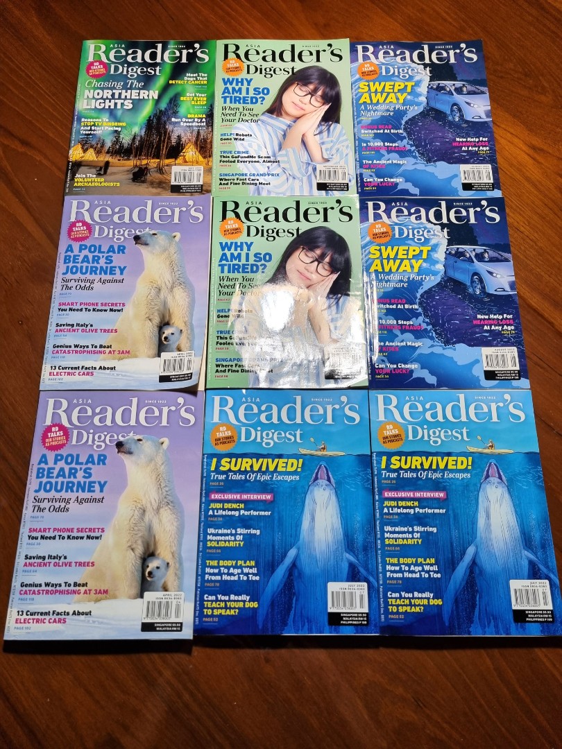 Readers Digest 2022 Hobbies And Toys Books And Magazines Magazines On Carousell