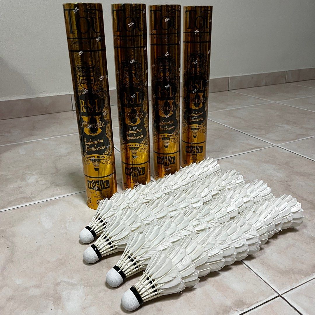 RSL Ultimate Badminton Shuttlecock Shuttle [used], Sports Equipment, Sports & Games, Racket