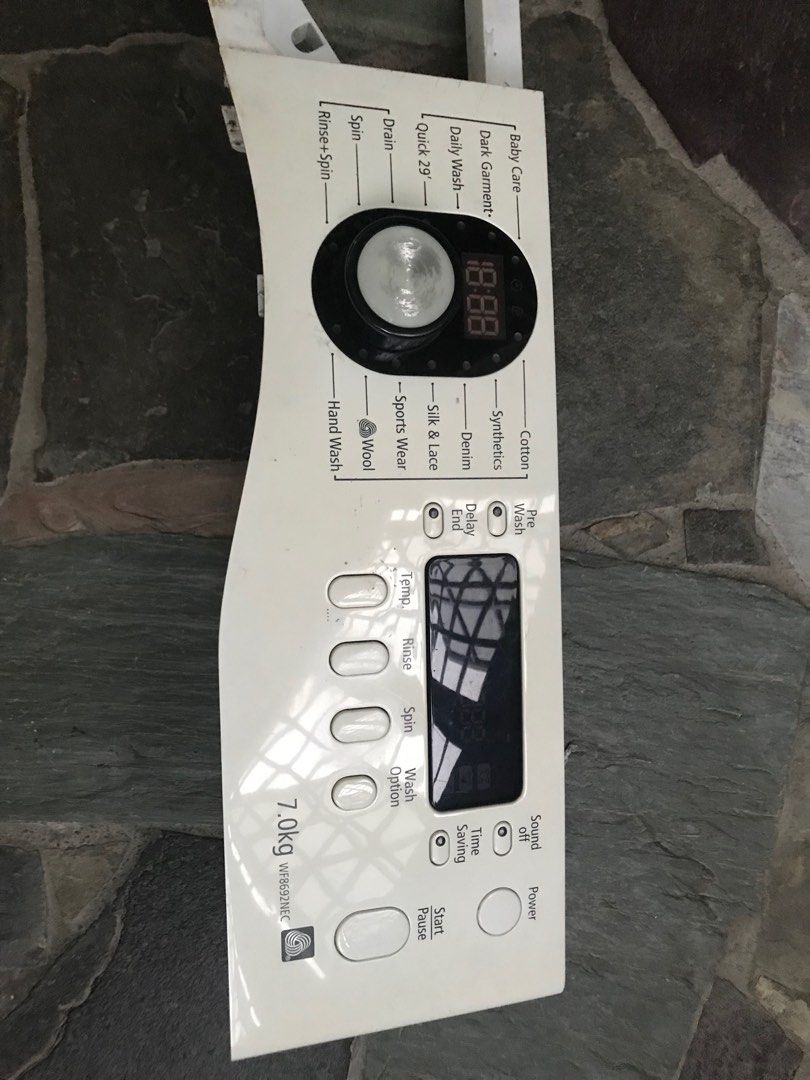 Samsung 7kg washer motherboard front panel, TV & Home Appliances