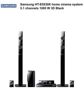 Samsung HT-E5530K home cinema system 5.1 channels 1000 W 3D Black
