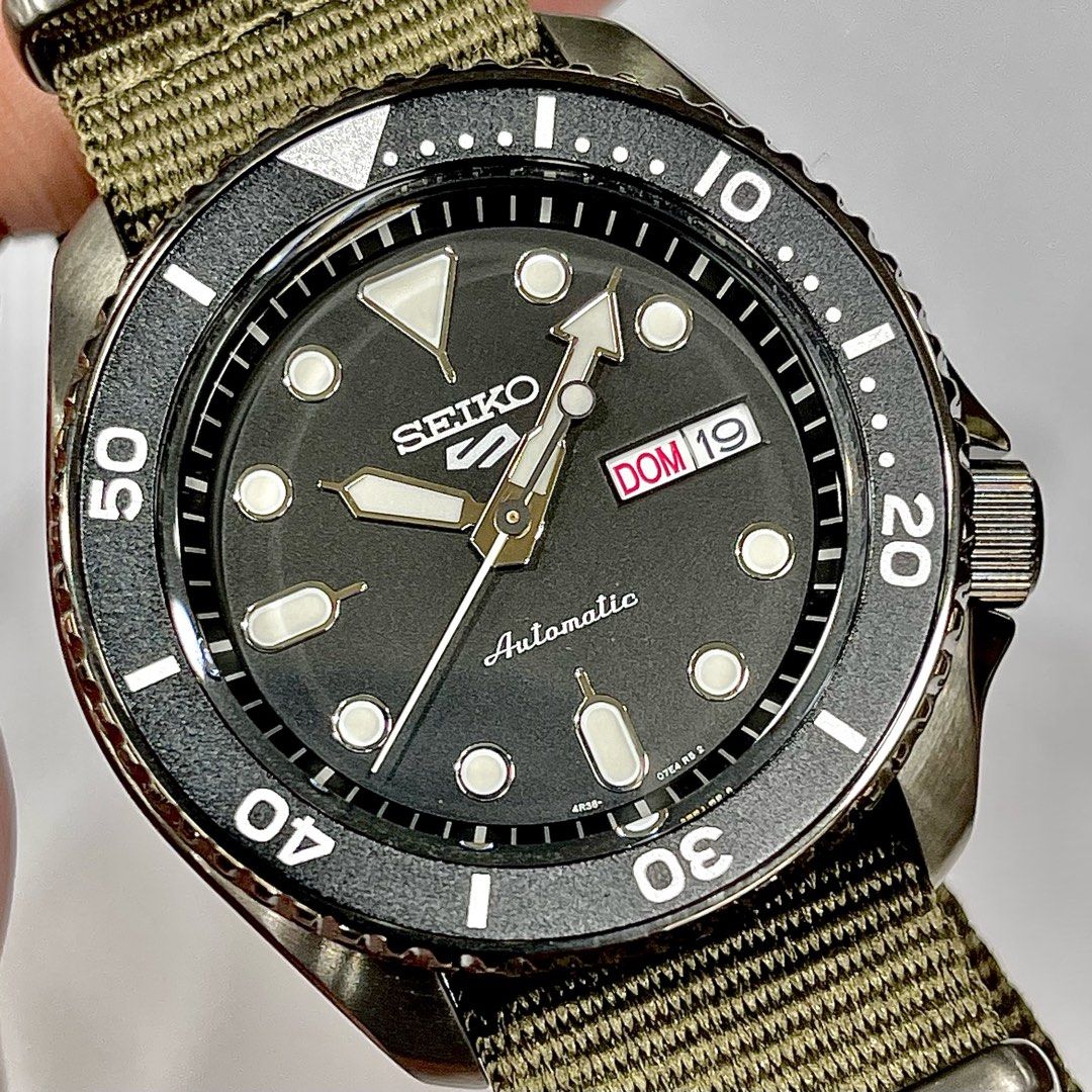 Seiko Black 5KX on Military Nato strap SRPD65K4, Men's Fashion, Watches &  Accessories, Watches on Carousell