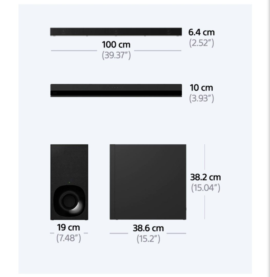 SONY HTZ9F soundbar, Audio, Soundbars, Speakers & Amplifiers on Carousell