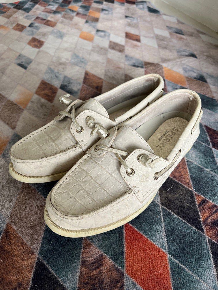 Gold sperrys women's new arrivals