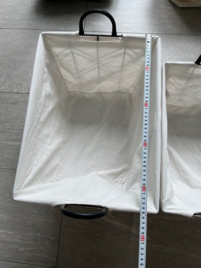 SSF Metal Laundry Basket Set of 2, Furniture & Home Living, Cleaning & Homecare Supplies