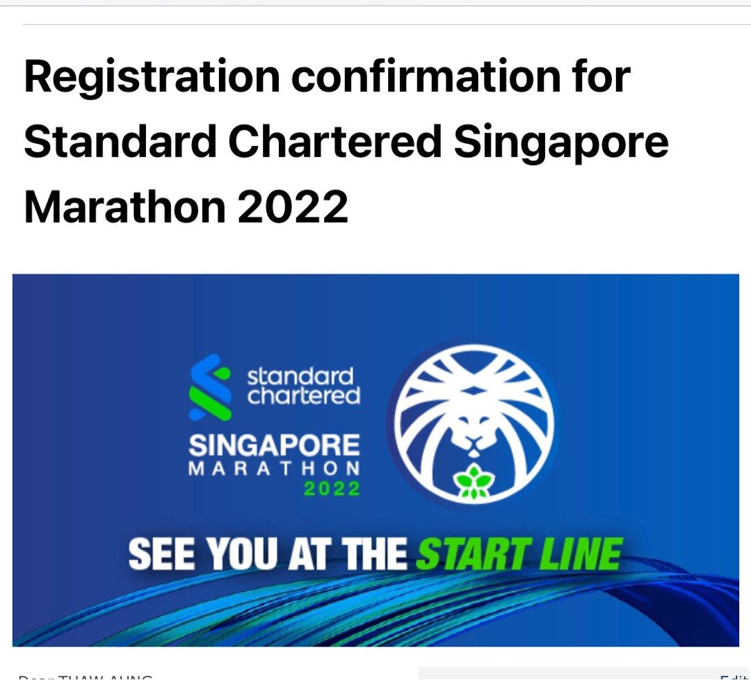 Standard Chartered Singapore Marathon 2022, Tickets & Vouchers, Event