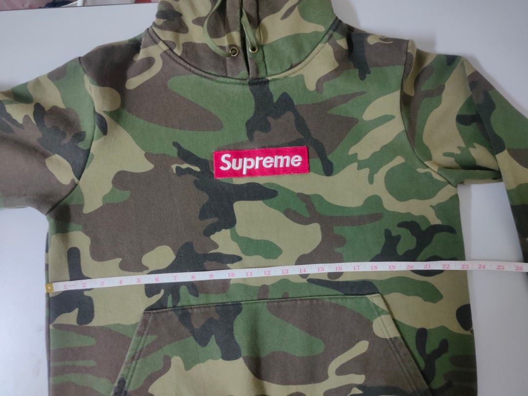 Supreme Camo Hoodie (HQR/off), Men's Fashion, Tops & Sets, Hoodies on  Carousell