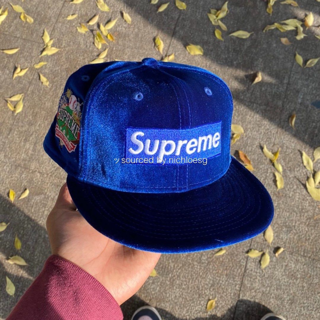 Supreme Velour Box Logo New Era
