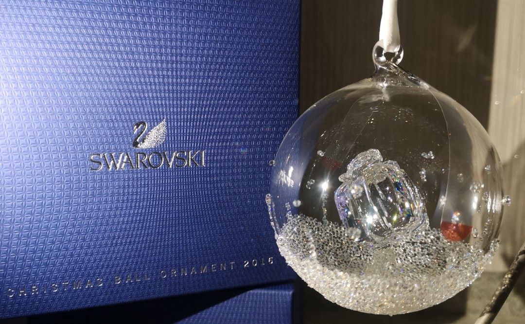Swarovski christmas sale ball