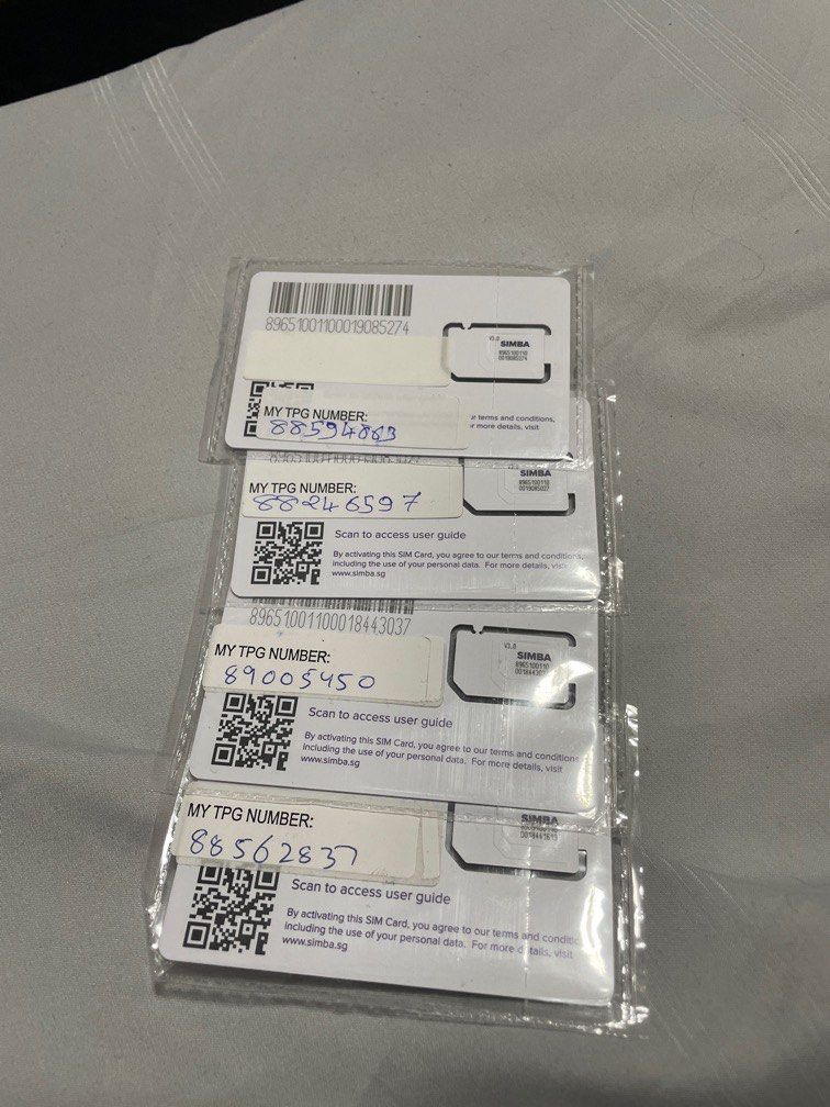TAIKONG SIM CARD TPG Anonymous prepaid SIM card Pre registered space ...
